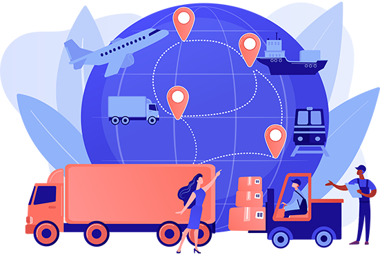 Door to stand / booth freight services